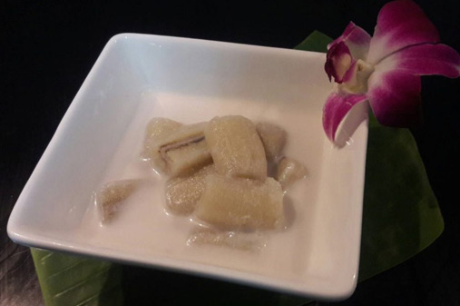 Banana in coconut milk