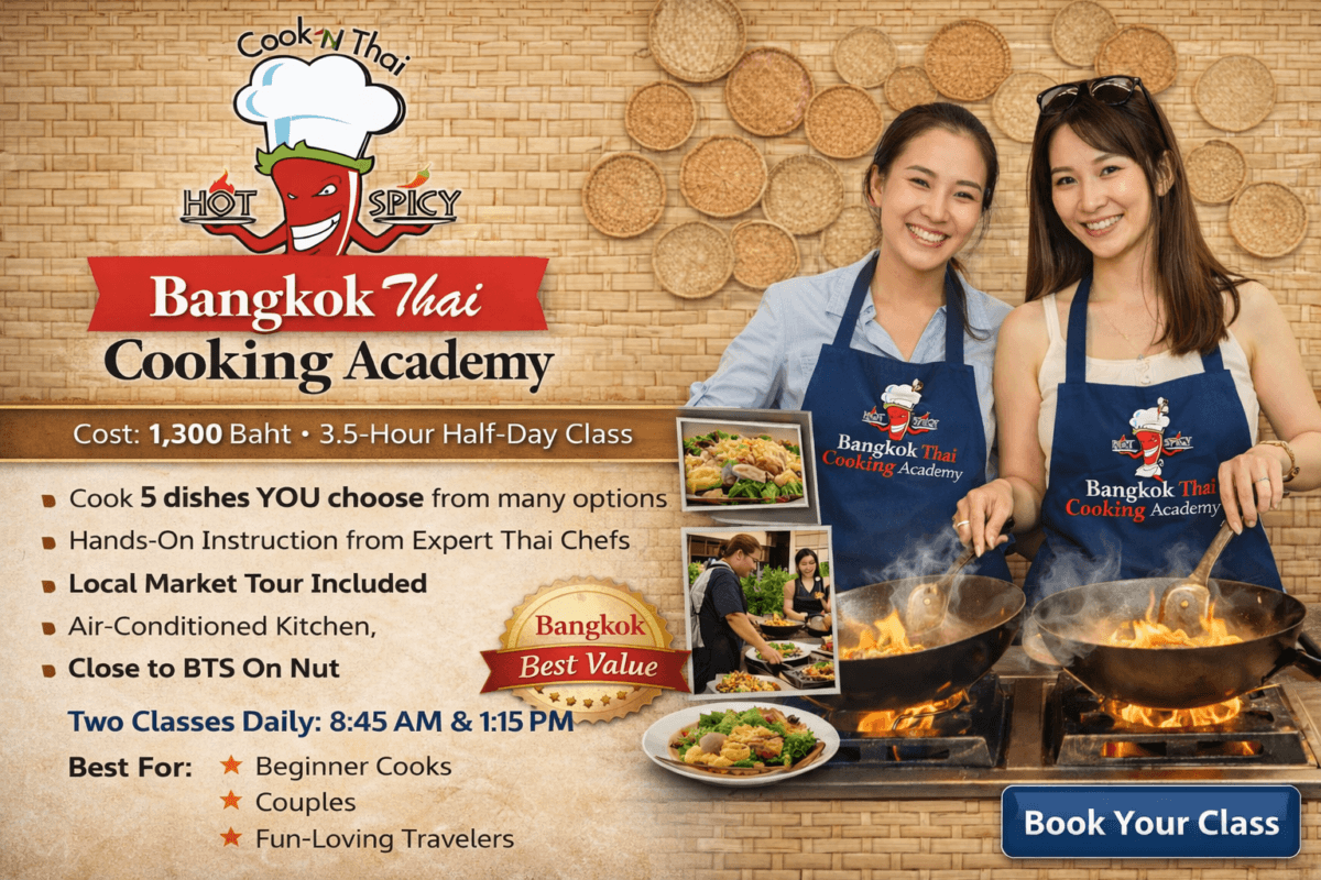 Bangkok Best Thai Cooking Class Value