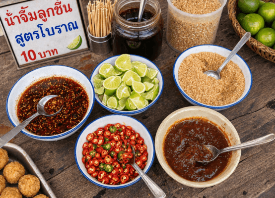 Thai Condiment Table
